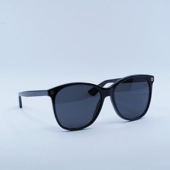 NEW GUCCI GG0024S 001 BLACK/GREY SUNGLASSES - Picture 7 of 9